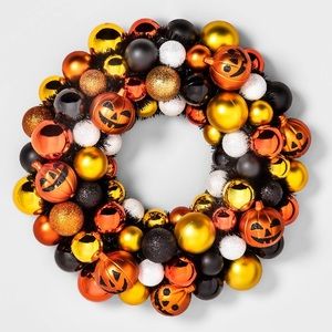 Jack-O-Lantern Halloween Wreath from Target